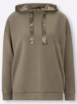 Sweatshirt mit weitenverstellbarer Kapuze