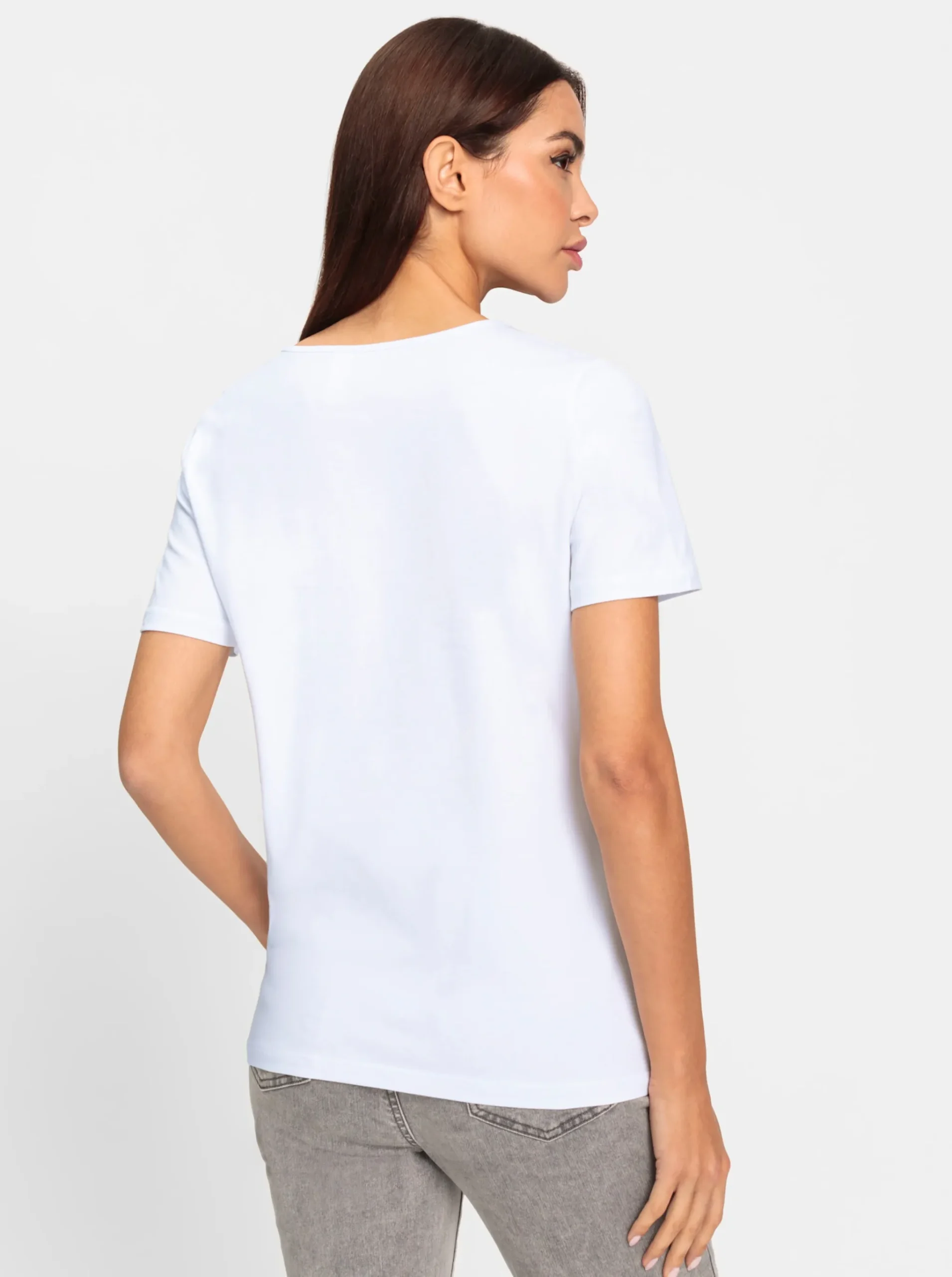 T-Shirt Mit Glitzersteinchen