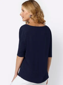T-Shirt mit zweilagigem Ärmelbündchen