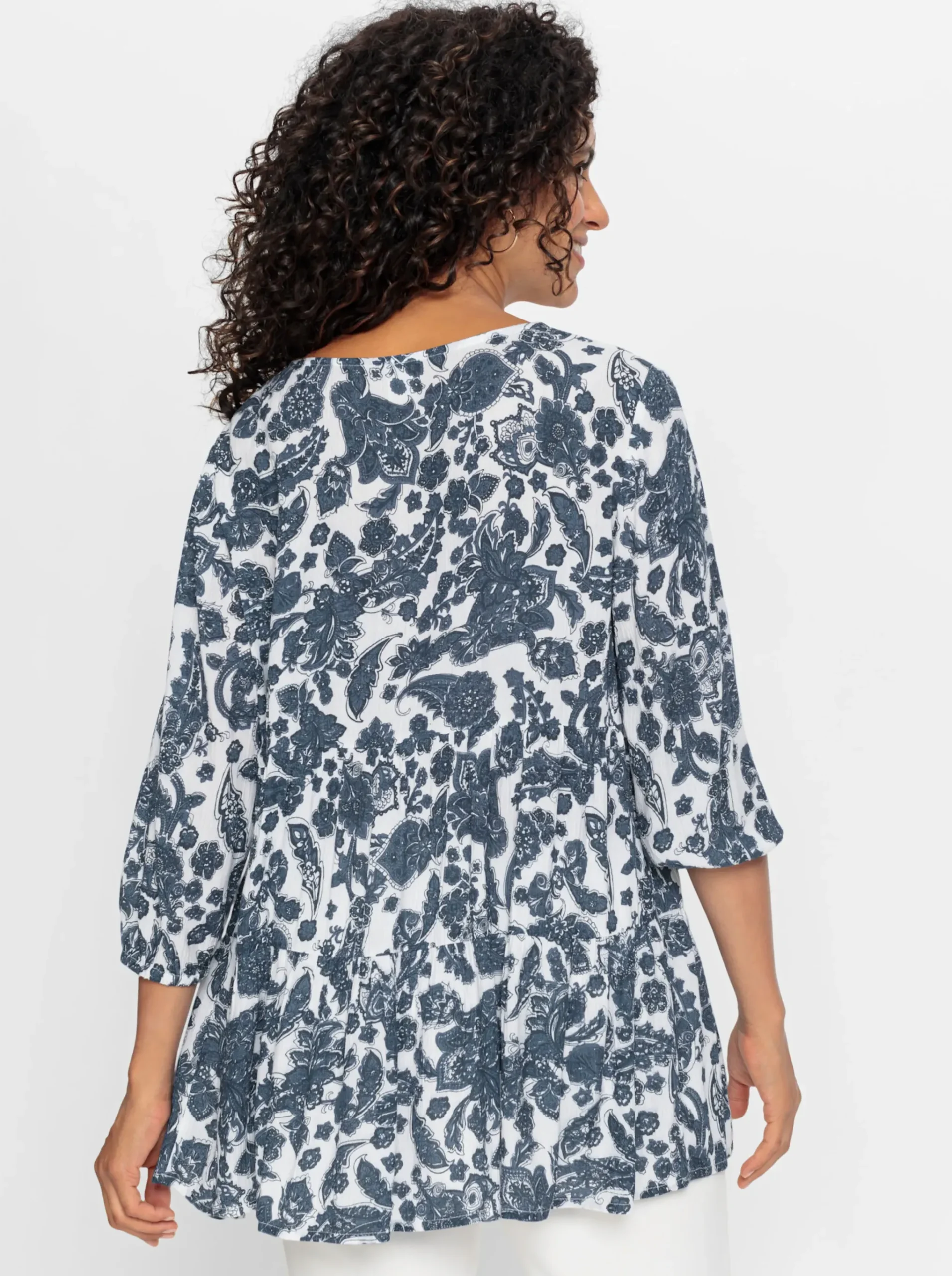 Tunika mit Ornament-Druck