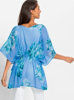 Tunika mit weitenregulierbarer Taille