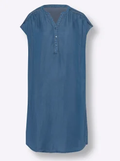 Tunikakleid in Jeans-Optik