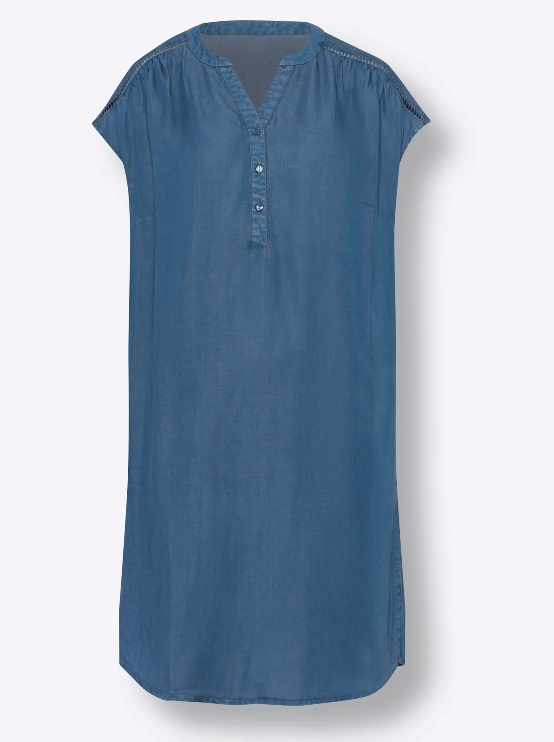 Tunikakleid in Jeans-Optik