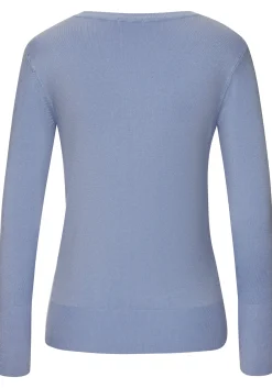 V-Ausschnitt-Pullover
