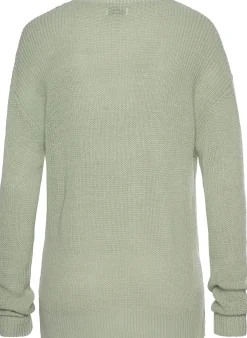 V-Ausschnitt-Pullover