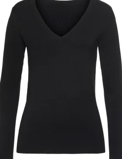V-Ausschnitt-Pullover