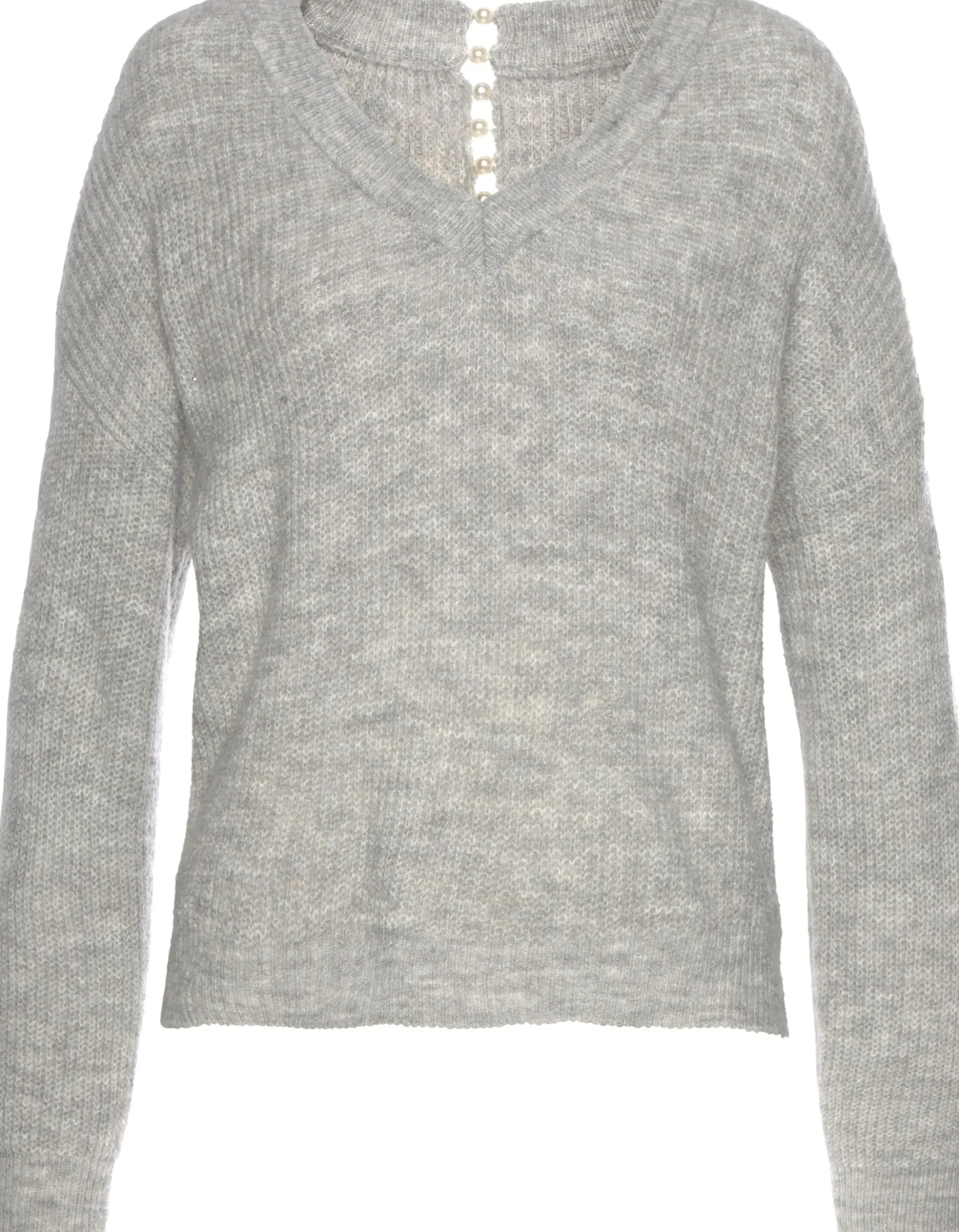 V-Ausschnitt-Pullover