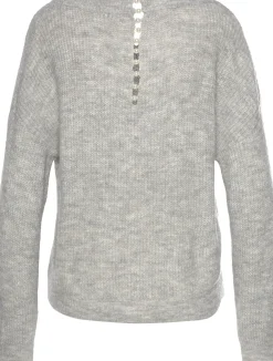 V-Ausschnitt-Pullover