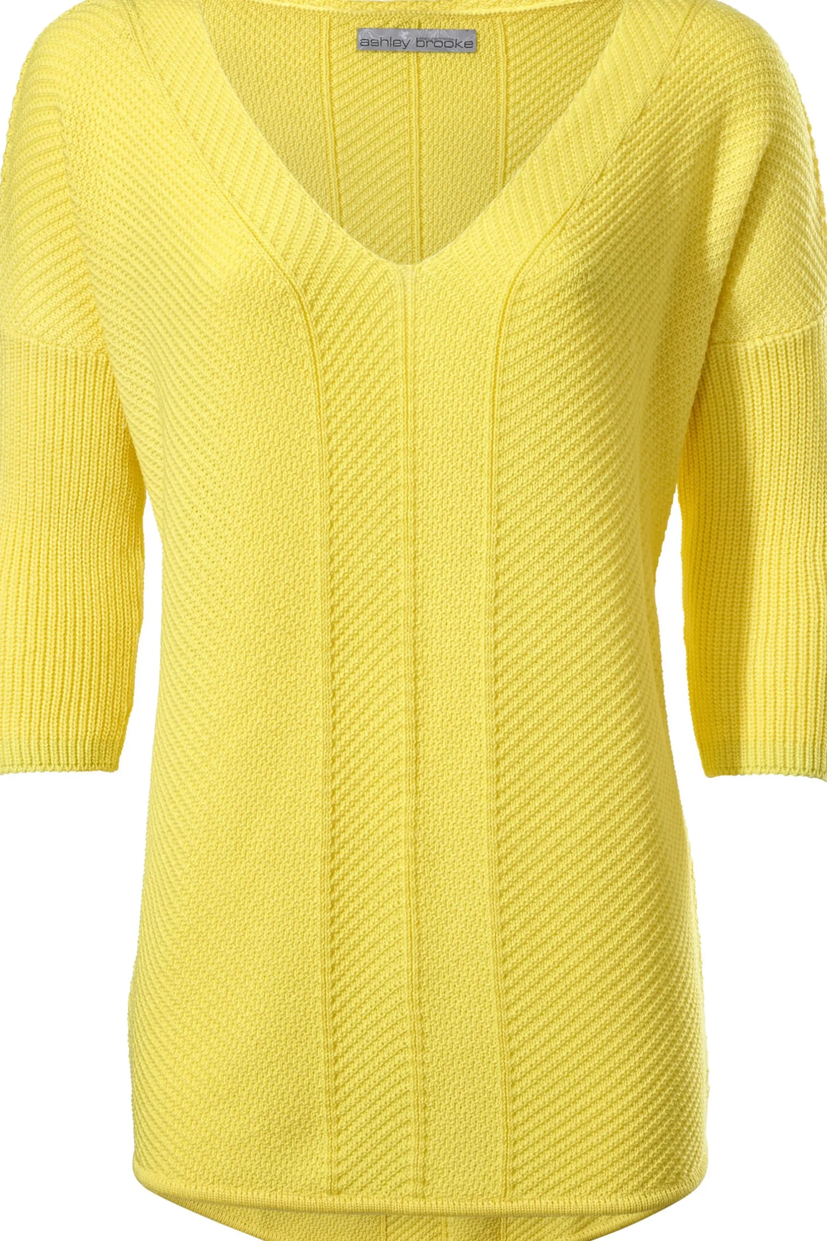 V-Ausschnitt-Pullover im Oversized-Schnitt