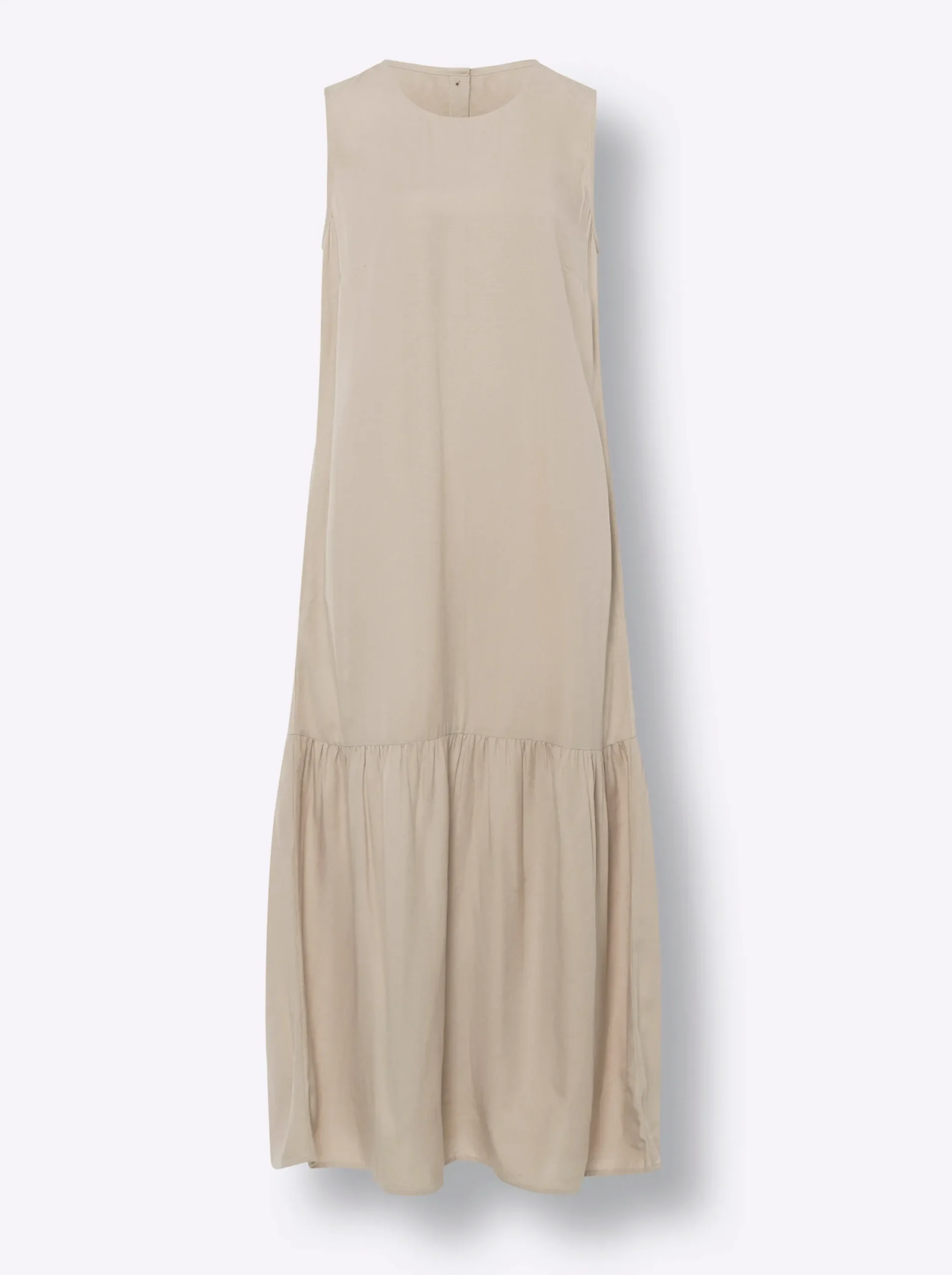 Webkleid mit Leinen-Anteil