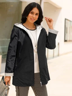 Wendejacke mit Kapuze